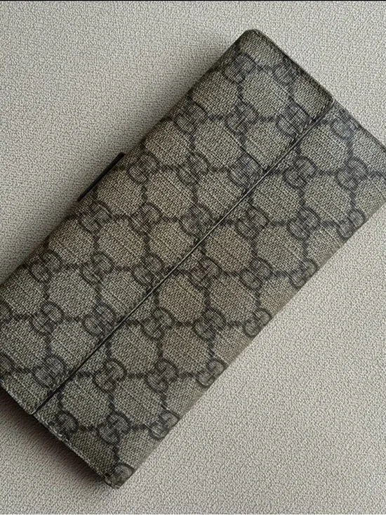 GUCCI GG Monogram Brown long Wallet - Picture 2 of 15